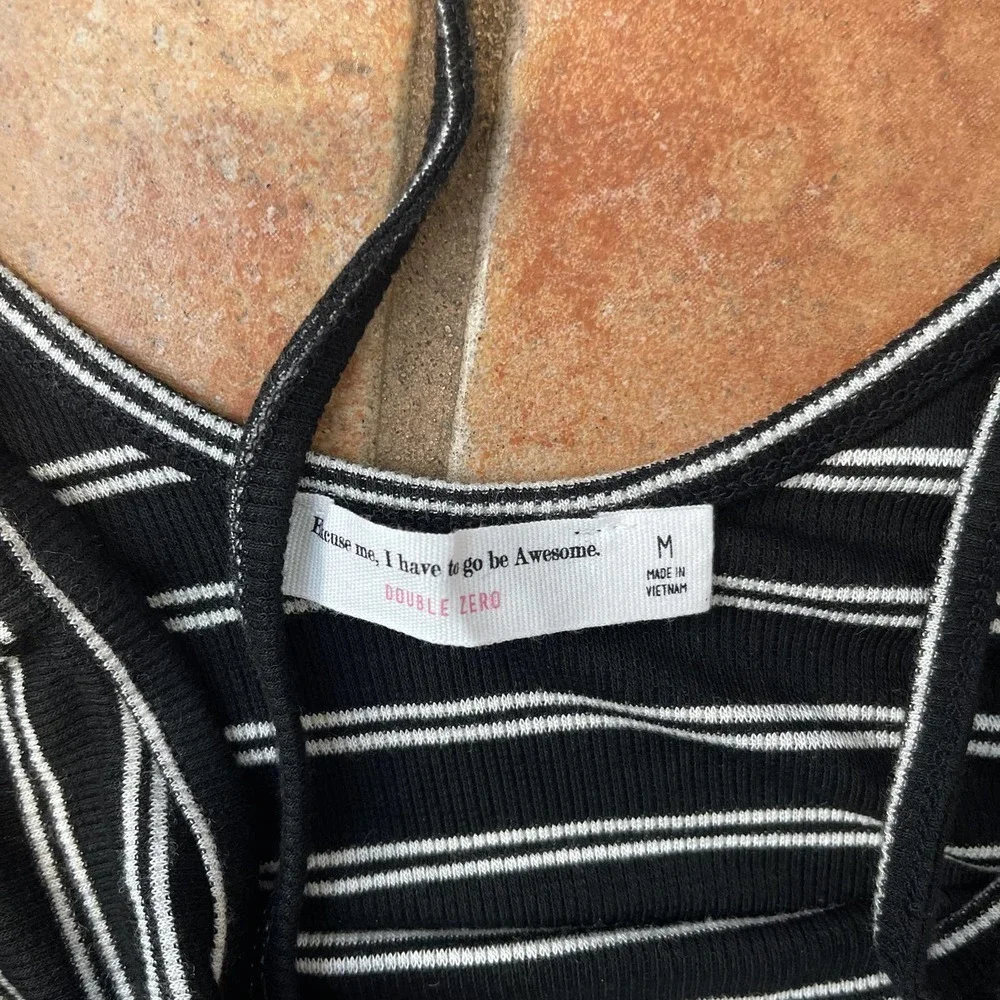 Striped tank bodysuit Medium - Picture 2 of 4